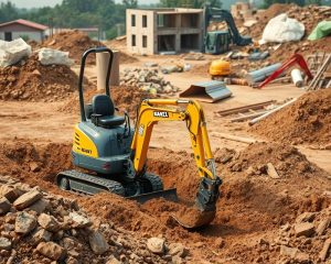 Prace ziemne i fundamentowe z minikoparką: kopanie, rozbiórki i instalacje