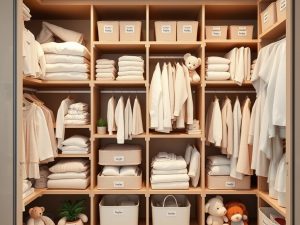 Przechowywanie ubranek niemowlaka: jak zorganizować garderobę praktycznie i estetycznie dla łatwego dostępu i porządku