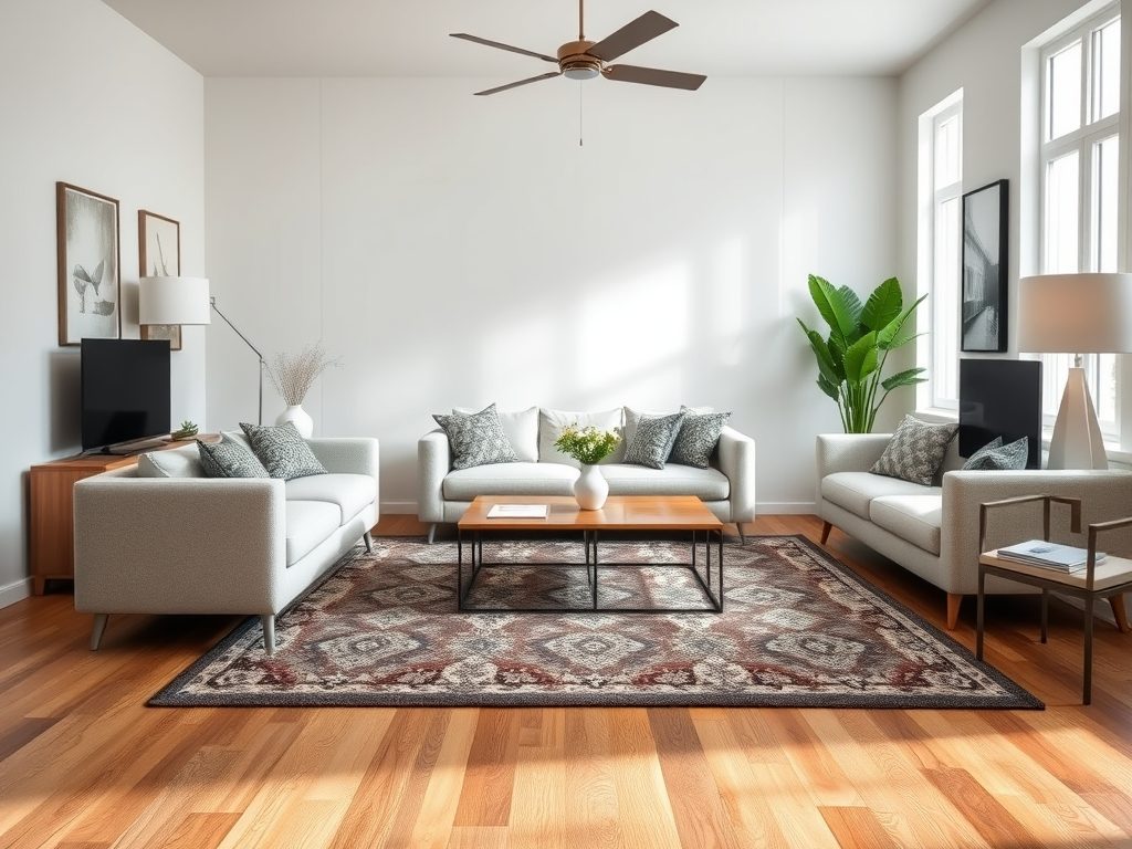 Podłoga do salonu: jak wybrać materiał, kolor i wzór dopasowany do stylu i funkcji wnętrza