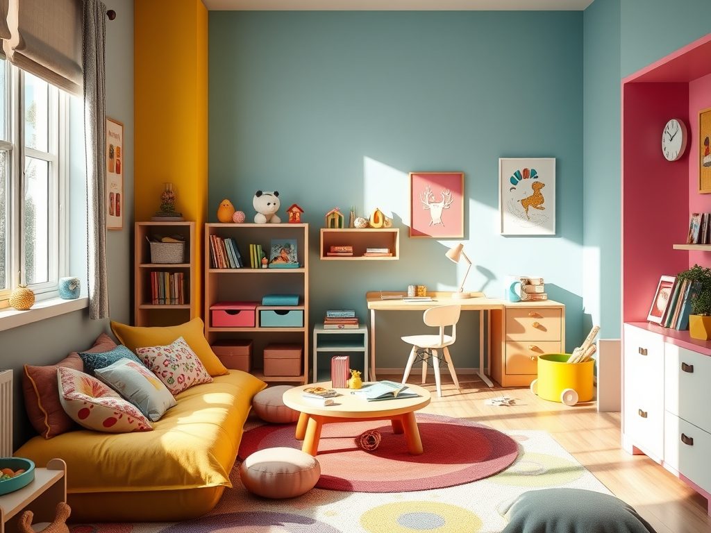 Pokój dziecka aranżacja: jak stworzyć funkcjonalną i bezpieczną przestrzeń do zabawy, nauki i odpoczynku