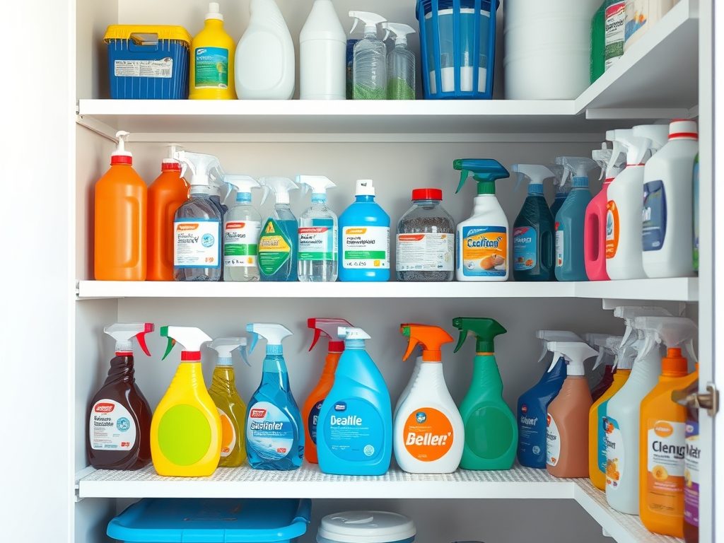 Przechowywanie środków czystości: jak zorganizować bezpieczną i skuteczną przestrzeń w domu i firmie