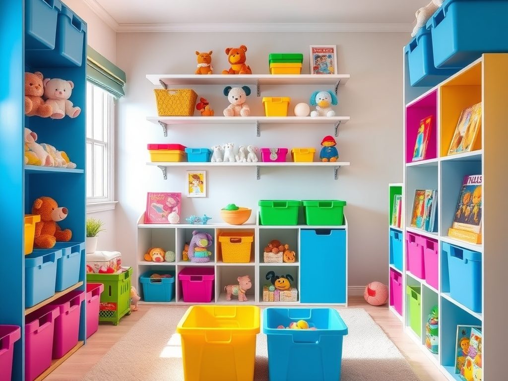 Przechowywanie zabawek w pokoju dziecka: praktyczne sposoby na porządek i funkcjonalność przestrzeni