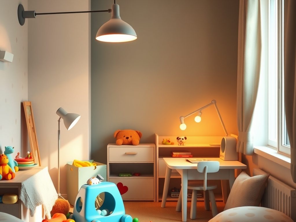 Oświetlenie do pokoju dziecka: jak łączyć bezpieczeństwo, funkcjonalność i przytulną atmosferę
