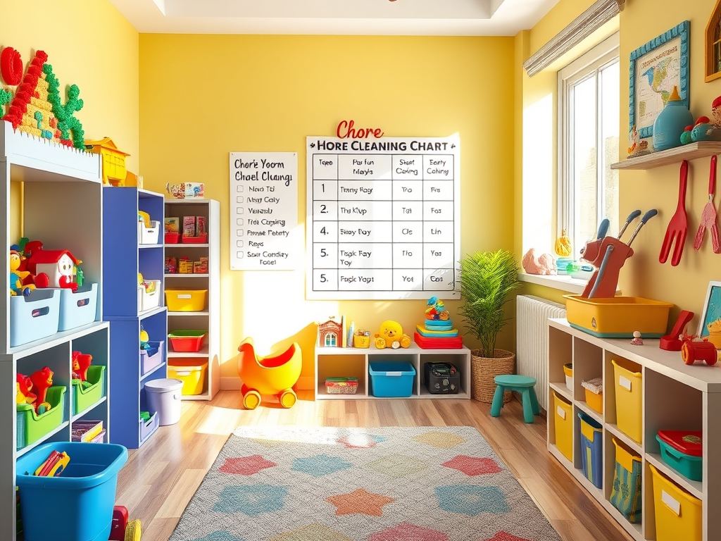 Porządek w pokoju dziecka: jak stworzyć rutynę sprzątania, która angażuje i uczy odpowiedzialności