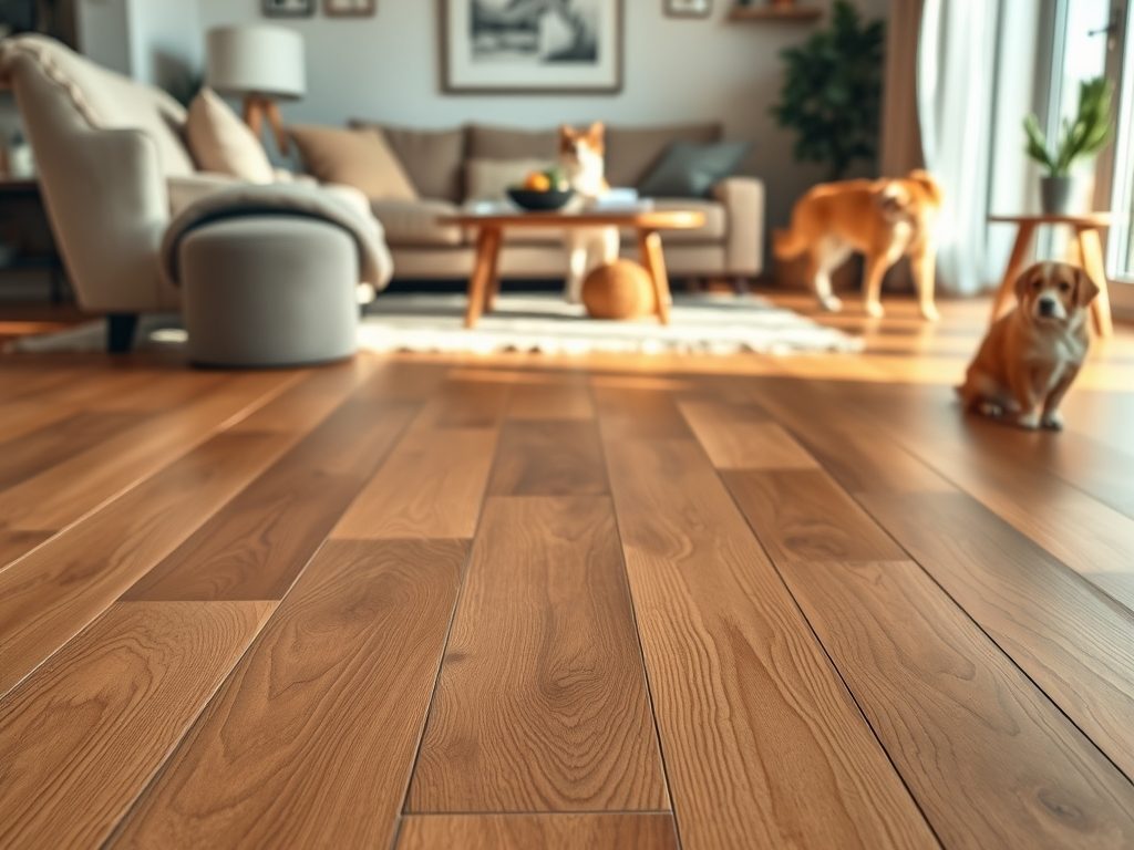 Podłoga drewniana w domu ze zwierzętami: jak wybrać i chronić ją przed zarysowaniami oraz wilgocią